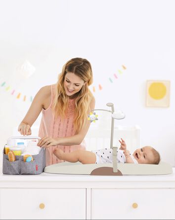 Nursery Style Wipe-Clean Changing Pad - Oat, 
