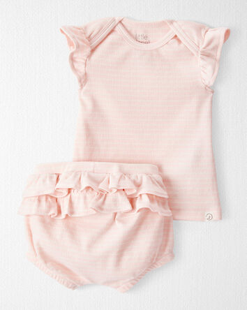 Bébé Ensemble 2 pièces en coton biologique côtelé, 