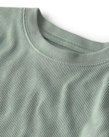 Toddler 2-Piece Long-Sleeve Pajama Set in Green, 