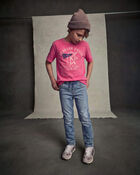 Boys Denim Straight Jeans - Medium Wash, image 4 of 5 slides