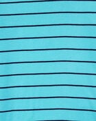 Kid 4-Piece Striped Dinosaur 100% Snug Fit Cotton Pyjamas, image 3 of 4 slides