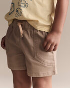 Toddler Boy Standard Short with Pockets - Khaki, image 3 of 7 slides