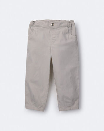 Toddler Boy Woven Pant - Grey, 