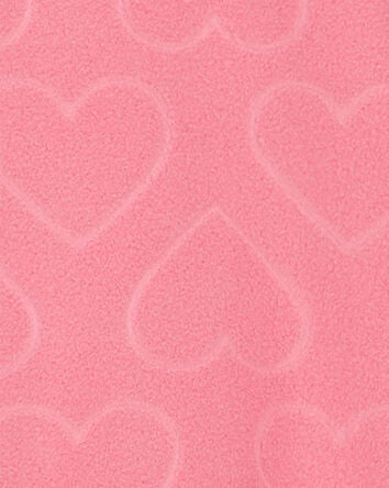 Baby 1-Piece Heart Fleece Footie Pyjamas, 