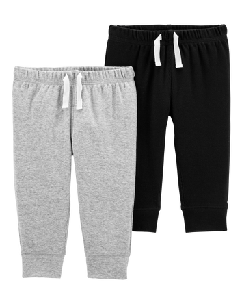 Baby Boy 2-Pack Cotton Pants, 