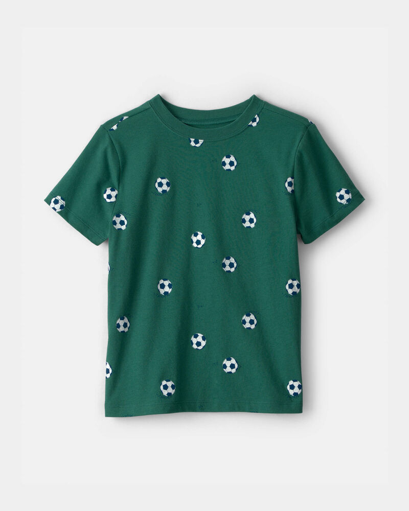 Kid Soccer T-Shirt - Green, image 1 of 3 slides