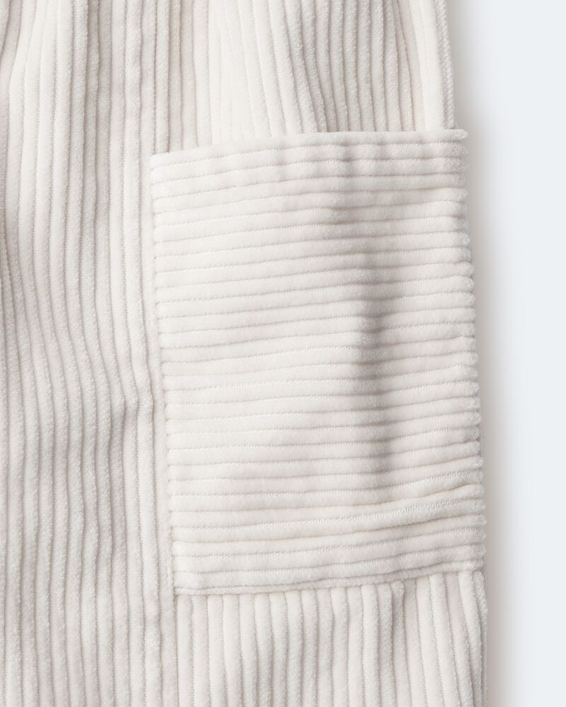 Toddler Boy Corduroy Pocket Pant - Cream, image 9 of 9 slides