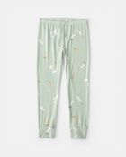Toddler Bunny PurelySoft 2-Piece Pyjama Set - Green, image 3 of 7 slides