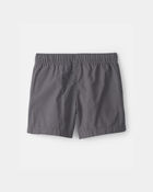 Toddler Boy Canvas Shorts - Grey, image 2 of 4 slides