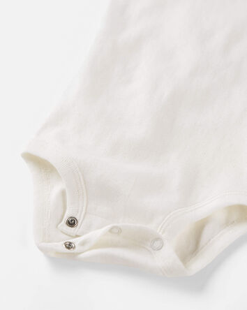 3-Pack Organic Cotton Bodysuits, 