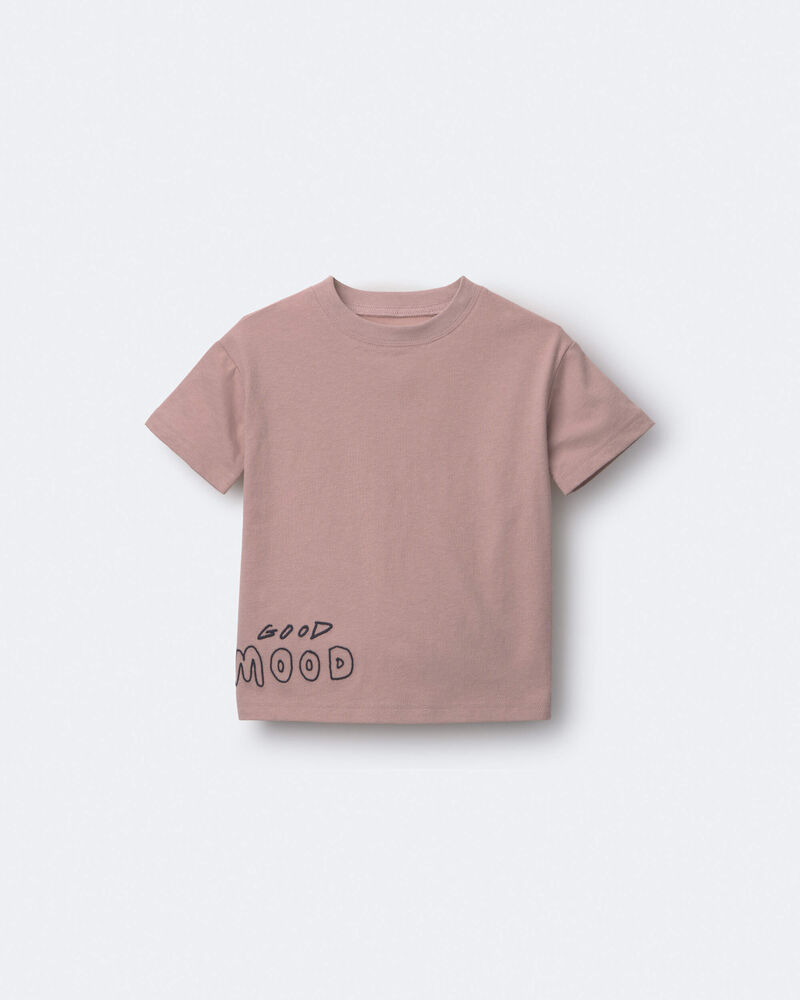 Toddler Relaxed Tee - Mauve, image 2 of 6 slides