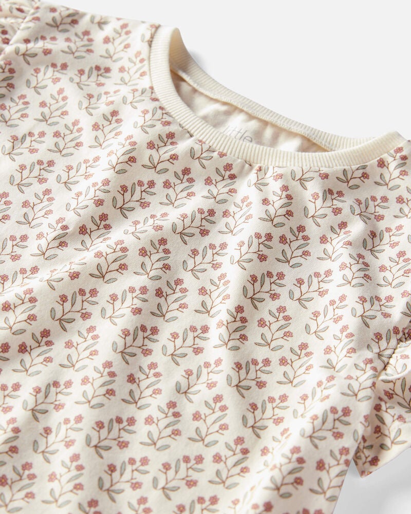 Kid 3-Pack Organic Cotton Flutter Sleeve Tees, image 2 of 6 slides