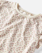 Kid 3-Pack Organic Cotton Flutter Sleeve Tees, image 2 of 6 slides