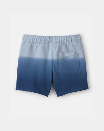 Baby Boy Ombre French Terry Drawstring Shorts - Blue, 