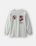 Boys Disney&copy; Mickey Mouse Racing Long-Sleeve Graphic Tee - Grey, image 1 of 4 slides