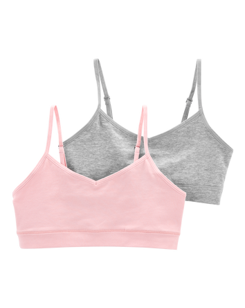 2-Pack Bralettes, 