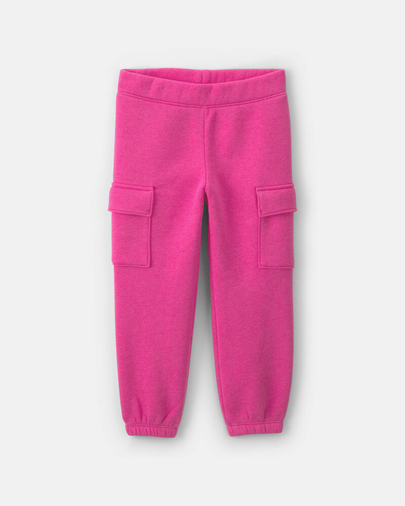 Toddler Girl Heart Fleece Long-Sleeve Top & Pant Set - Pink, image 3 of 7 slides