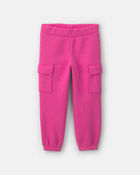Toddler Girl Heart Fleece Long-Sleeve Top & Pant Set - Pink, image 3 of 7 slides