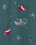 Boys Christmas Gaming Long-Sleeve Tee - Green, image 2 of 3 slides