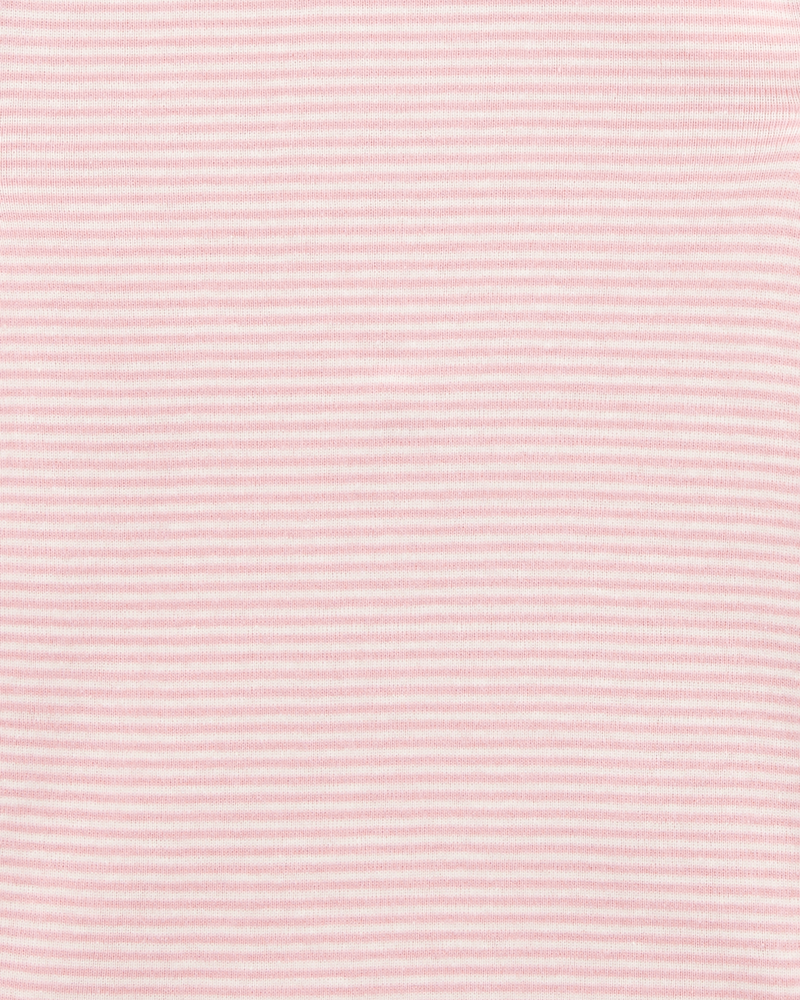 Bébé fille - Emballage de 5 cache-couches à manches courtes en coton à fleurs et lapins, image 7 sur 8 diapositives