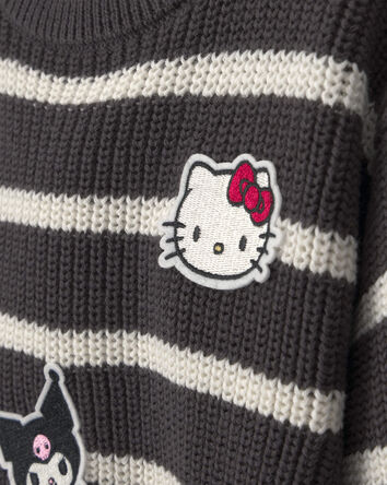 Toute-petite fille &ndash; Chandail &agrave; rayures &agrave; motif Hello Kitty&reg; &ndash; Gris, 