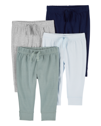 Baby 4-Pack Pull-On Pants, 