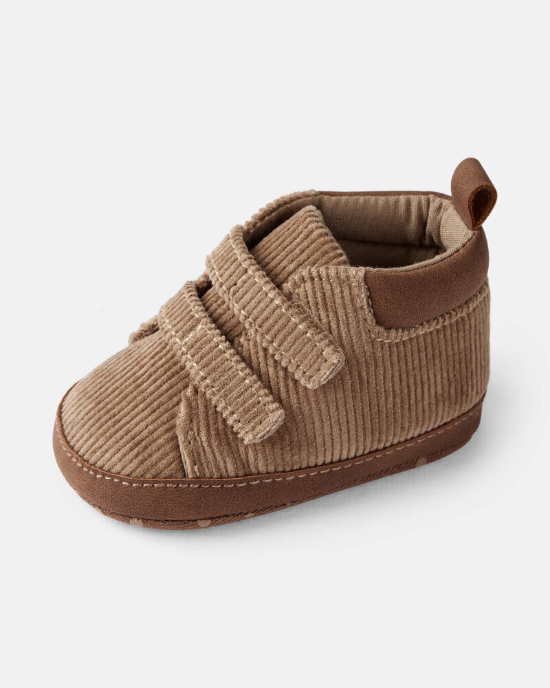 Baby Boy Corduroy High-Top Casual Sneakers - Brown, image 6 of 6 slides