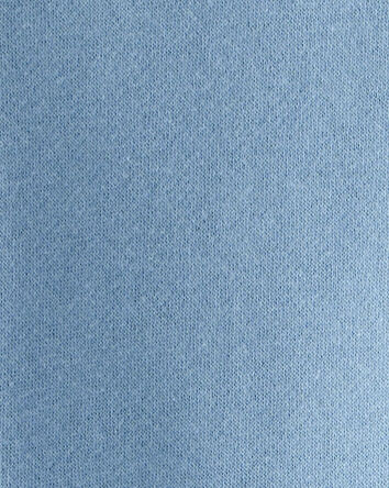 Tout-petit garçon - Chandail en molleton uni à manches longues - Bleu, 