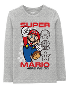Kid Super Mario Tee - Grey, image 1 of 2 slides