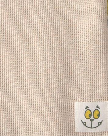 Toddler Boy Striped Thermal Long-Sleeve T-Shirt - Cream, 