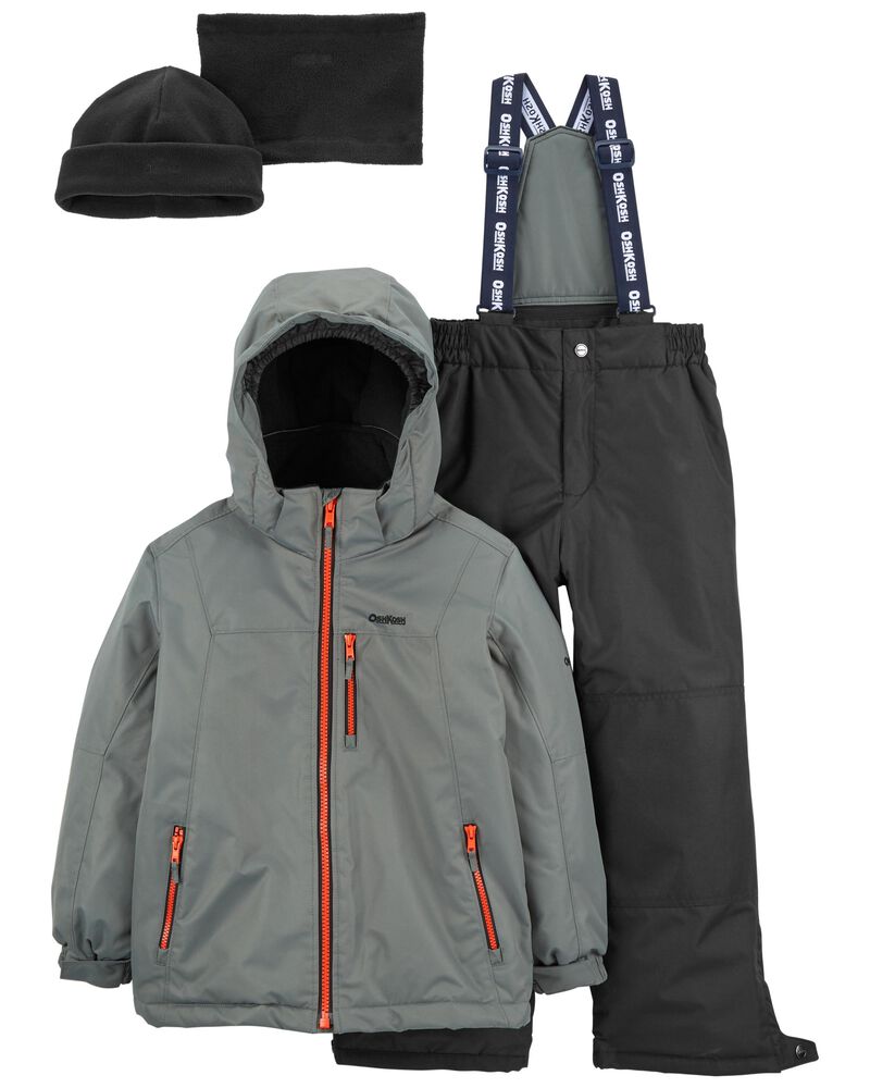 OshKosh Kids Skisuit Dungarees Black Age 5Y