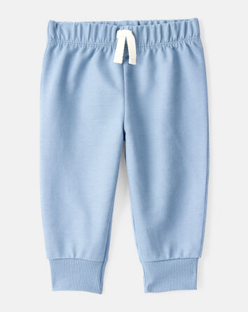 Bébé garçon - Ensemble 2 pièces cache-couche à manches longues et pantalon en coton à imprimé d’ourson - Bleu , 