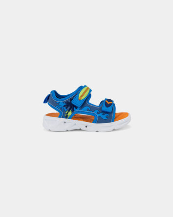 Toddler Boy Surf Board Light Up Sandals - Blue, 