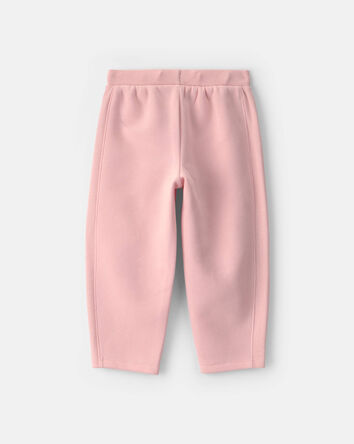 Toddler Girl Fleece Joggers &ndash; Pink, 