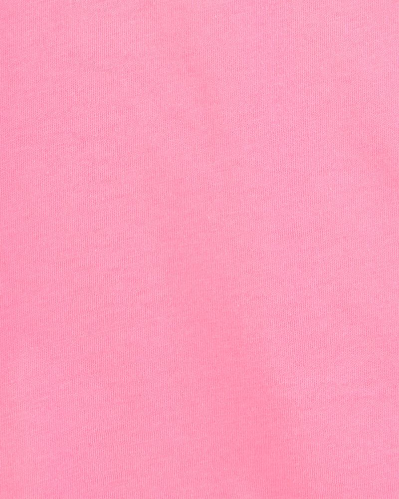 Kid Pink Cotton Tee, image 2 of 4 slides