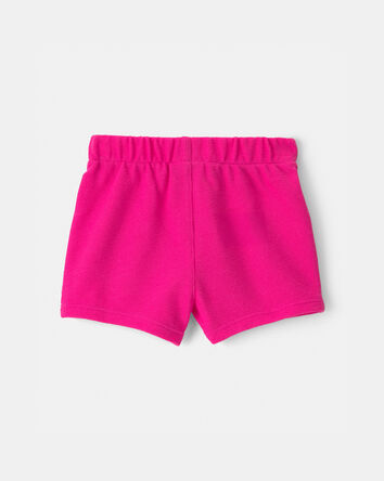 Baby Girl Drawstring Shorts - Pink, 