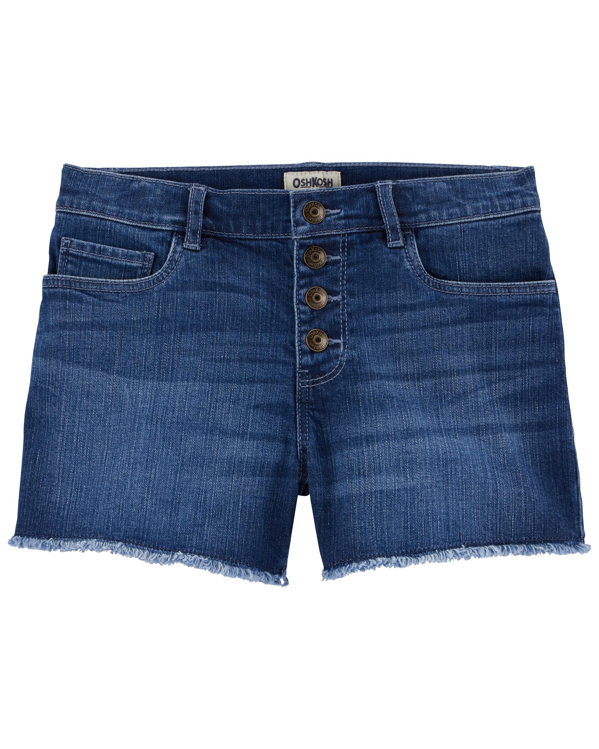 Dark Wash Denim Drawstring Sun Shorts Carter s Canada