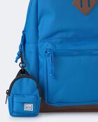 Breloque de sac en forme de mini sac &agrave; dos Herschel &ndash; Bleu, image 3 sur 3 diapositives