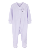 Baby Bunny 2-Way Zip Ribbed Sleeper pyjamas, image 1 of 3 slides