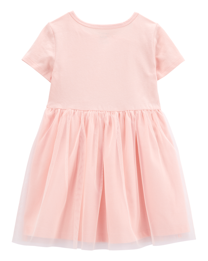Toddler Bunny Tutu Dress - Pink, image 2 of 4 slides