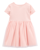 Toddler Bunny Tutu Dress - Pink, image 2 of 4 slides