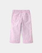 Baby Girl Drawstring Wide-Leg Pants - Pink, image 2 of 4 slides