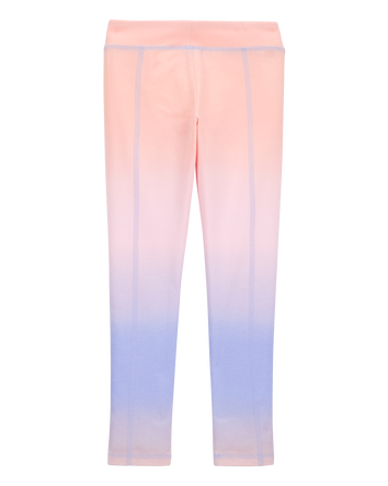 Kid High-Rise Ombre Leggings - Pink/Purple, 