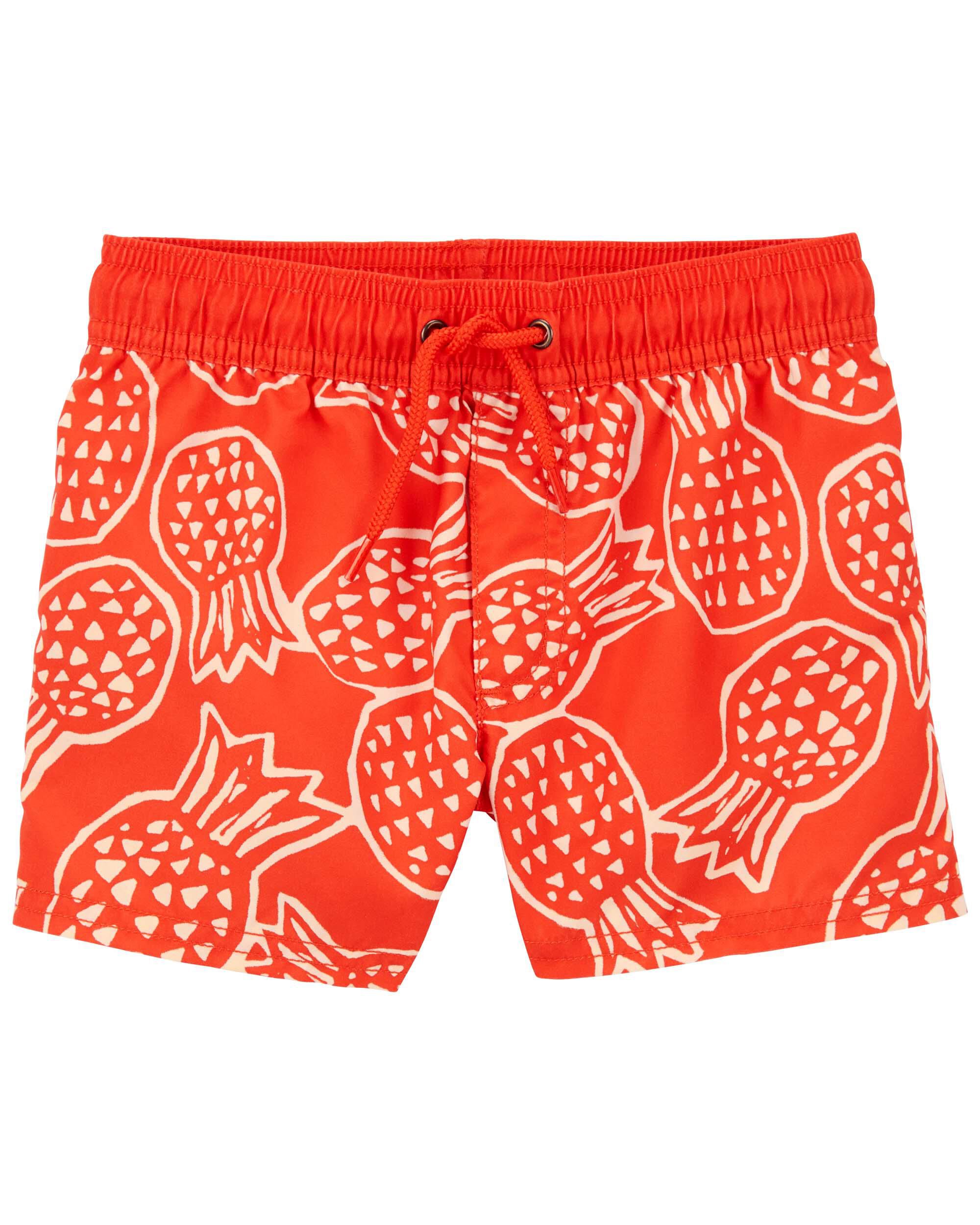 Pink pineapple swim trunks 2025