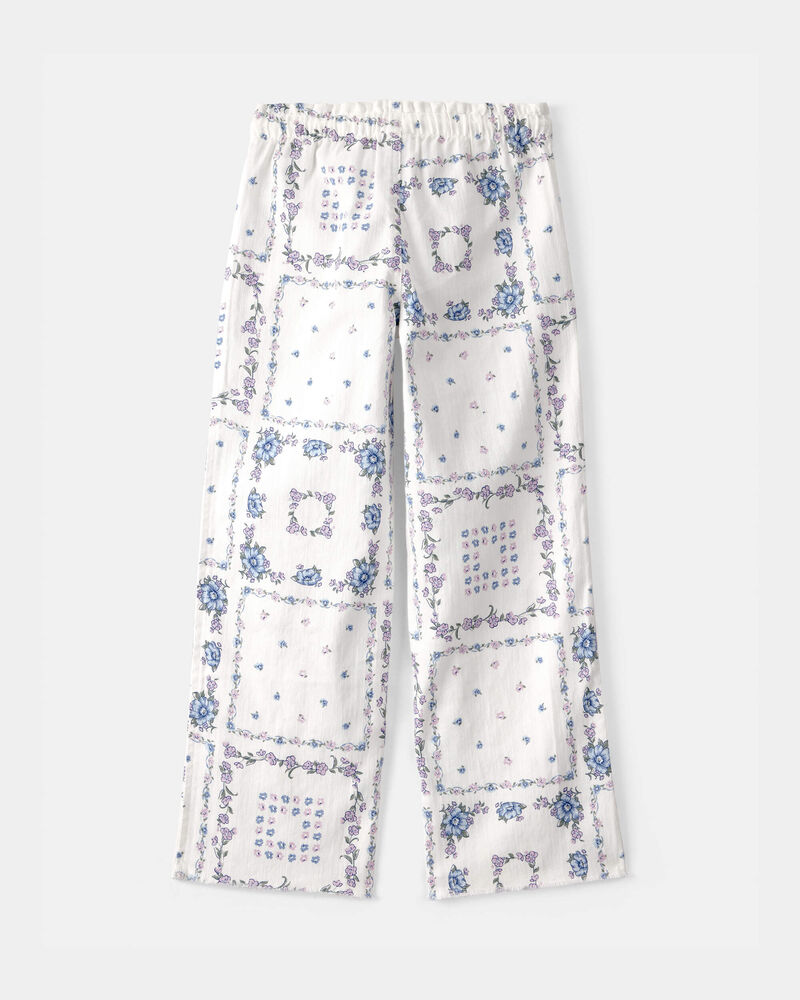 Filles - Pantalon &agrave; cordon de serrage, bandana - Ivoire, image 2 sur 3 diapositives
