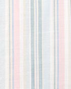 Kid Striped Woven Long-Sleeve Button-Down Shirt, image 2 of 3 slides