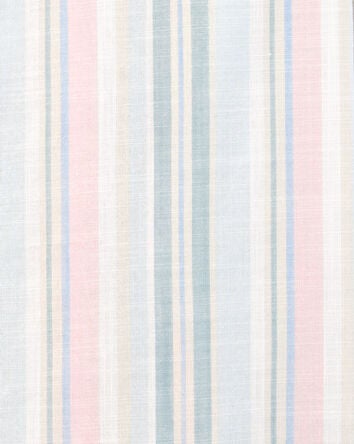 Kid Striped Woven Long-Sleeve Button-Down Shirt, 