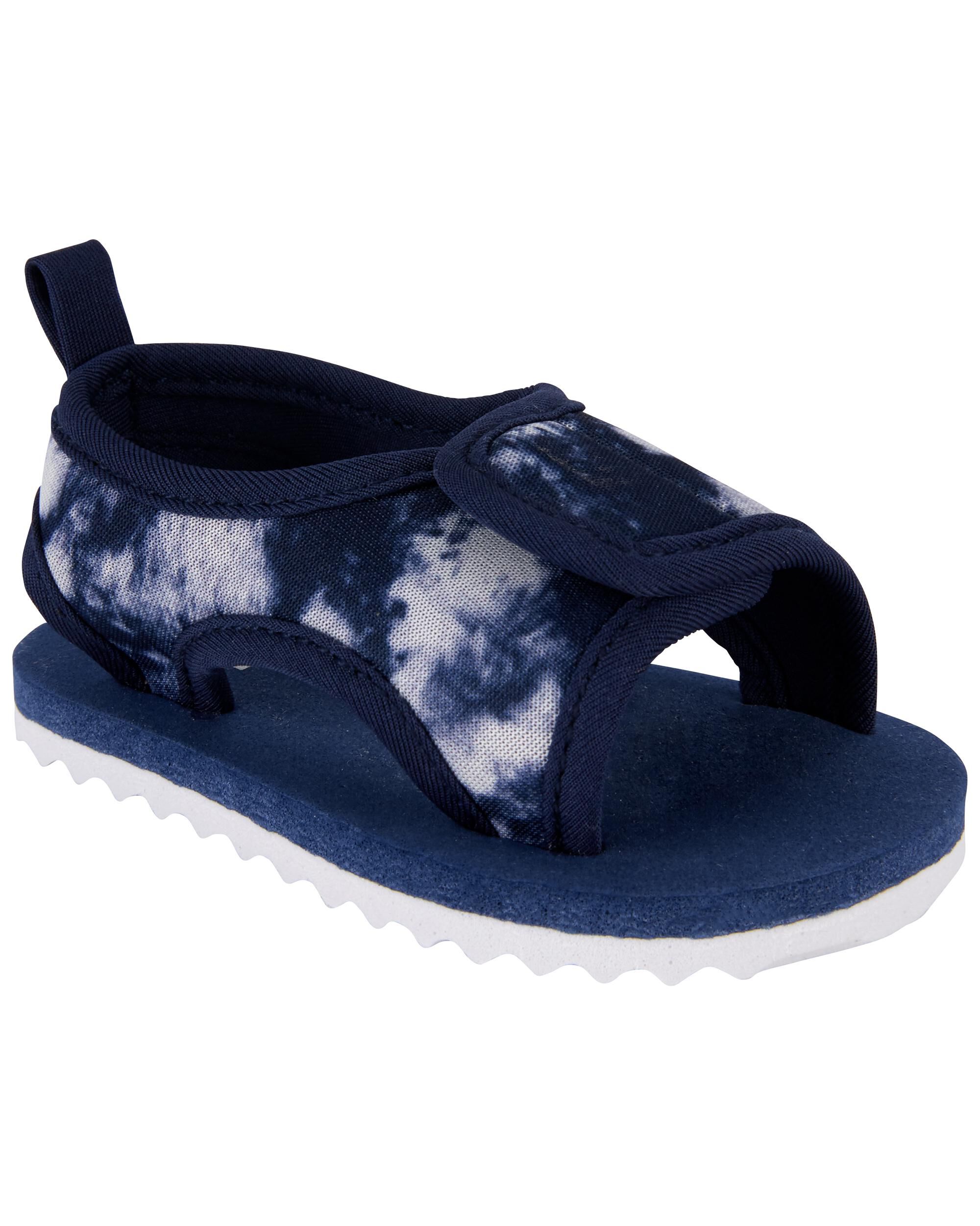 Navy blue sales baby sandals