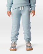 Toddler Girl Cotton Joggers - Blue, image 3 of 6 slides