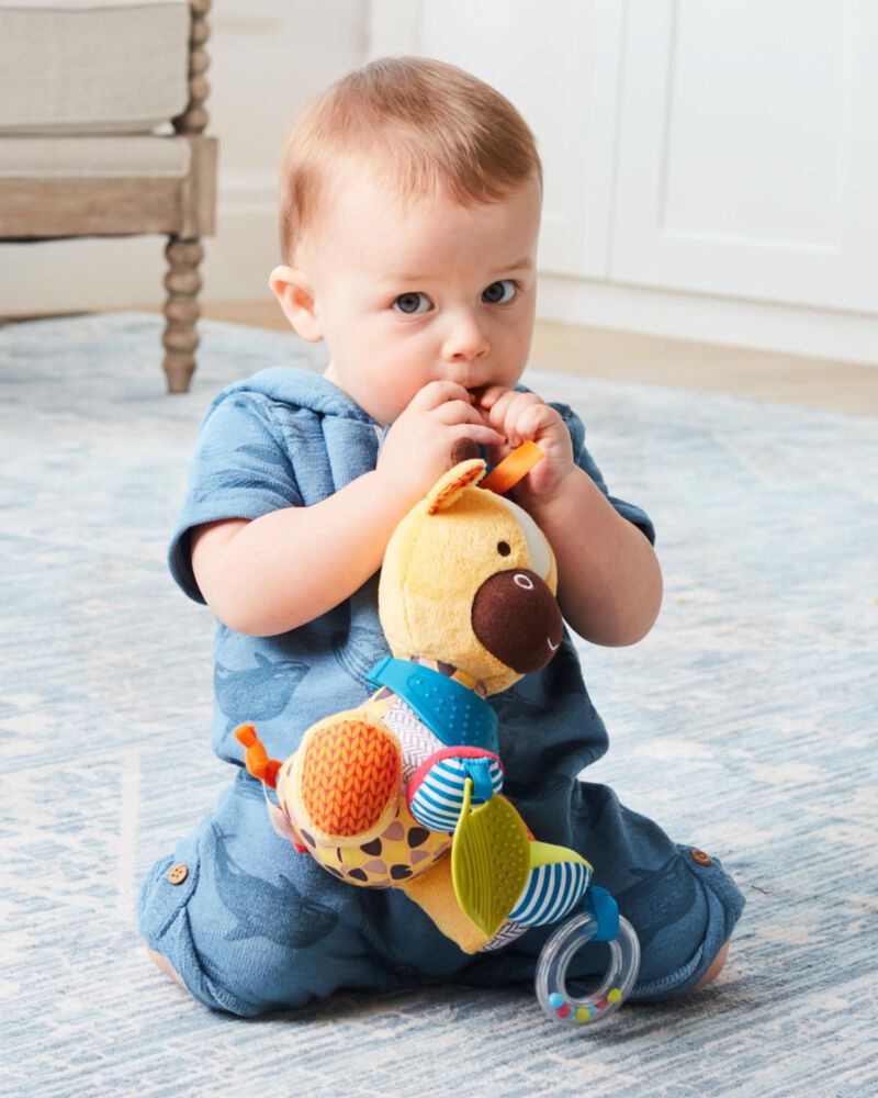 Giraffe Bandana Buddy Activity Toy, image 5 of 5 slides